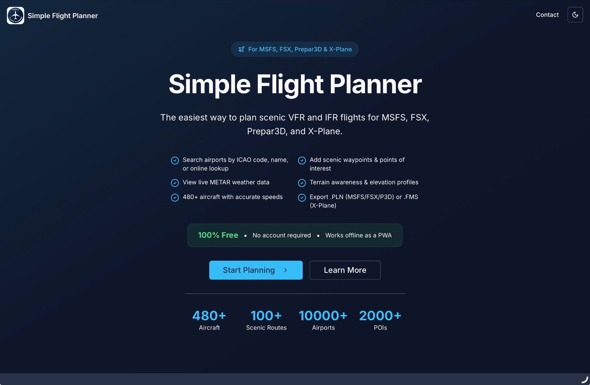 Press Kit | Simple Flight Planner